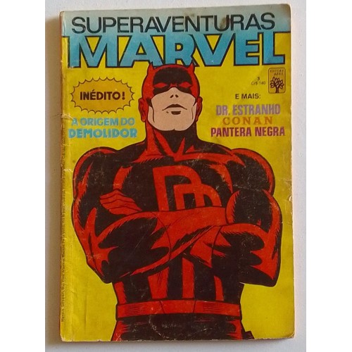 SUPERAVENTURAS MARVEL NÚMERO 3  (FORMATINHO)