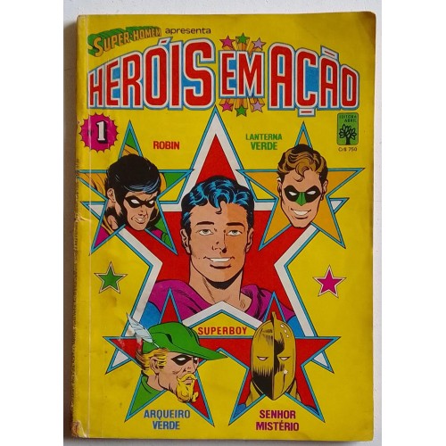 HERÓIS EM AÇÃO NÚMERO 01 (FORMATINHO)