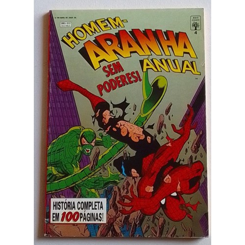 HOMEM ARANHA ANUAL NÚMERO 04  ( FORMATINHO )