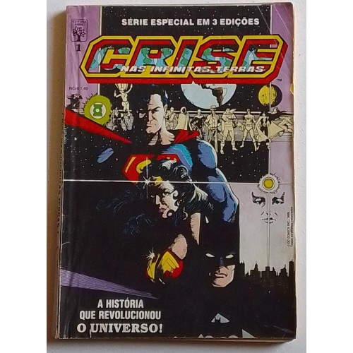 CRISE NAS INFINITAS TERRAS NÚMERO 01 (FORMATINHO)