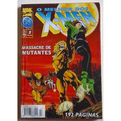 O MELHOR DOS X-MEN NÚMERO 02 (FORMATINHO)