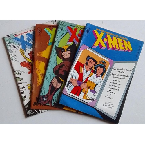 X- MEN MINI SÉRIE EM 4 EDIÇÕES  ( FORMATINHO )