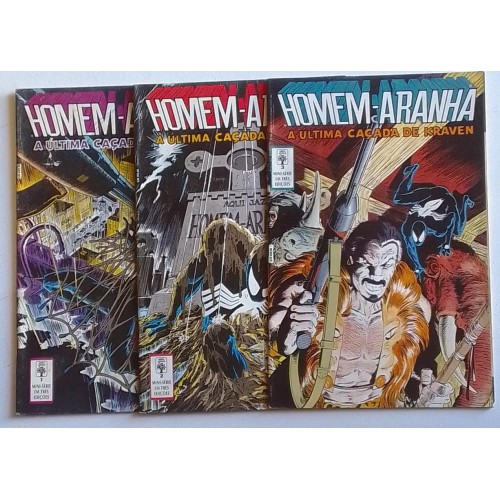 HOMEM ARANHA A ÚLTIMA CAÇADA DE KRAVEN  ( MINI SÉRIE EM 3 EDIÇÕES )
