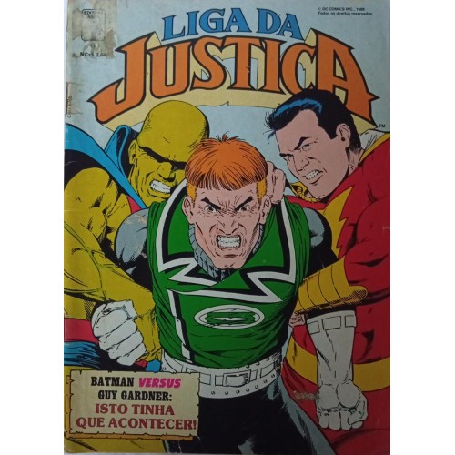 LIGA DA JUSTIÇA BATMAN VERSUS GUY GARDNER: ISTO TINHA QUE ACONTECER! N° 6 / FORMATINHO