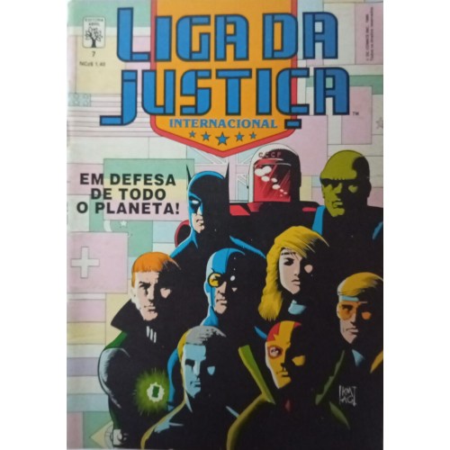 LIGA DA JUSTIÇA INTERNACIONAL EM DEFESA DE TODO O PLANETA! N° 7 / FORMATINHO