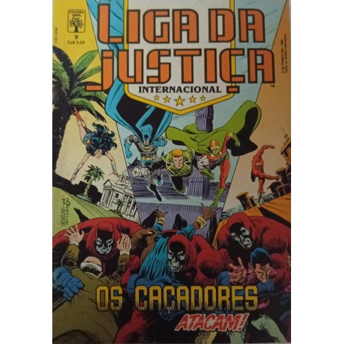 LIGA DA JUSTIÇA INTERNACIONAL OS CAÇADORES ATACAM!  N° 9 / FORMATINHO