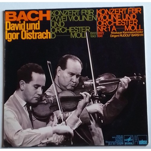 LP BACH DAVID E IGOR OISTRAKH CONCERTO PARA VIOLINOS E ORQUESTRA 