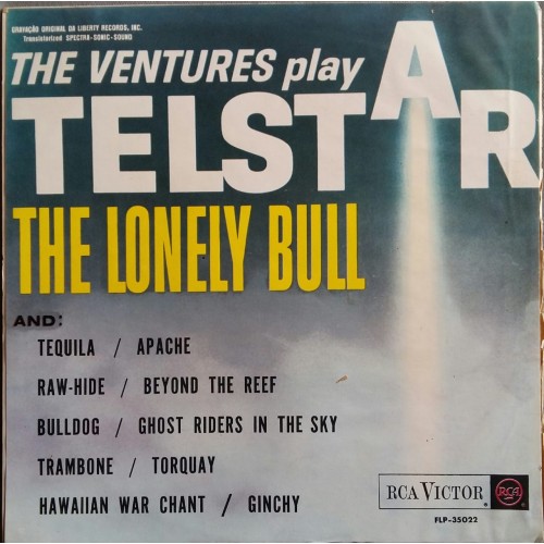 LP THE VENTURES PLAY TELSTAR THE LONELY BULL  ( DISCO PROMOCIONAL)