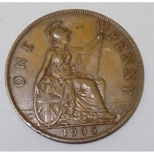INGLATERRA ONE PENNY ANO 1935