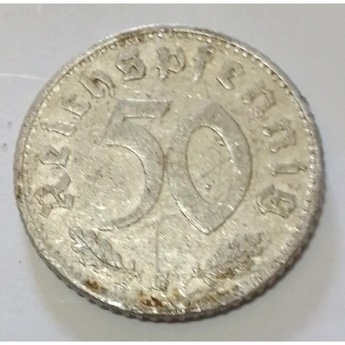 ALEMANHA 50 MARK ANO 1943 (COM SUÁSTICA)