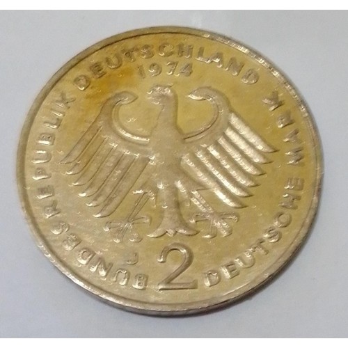 ALEMANHA  2 MARK ANO 1969