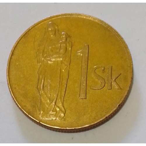 ESLOVÁQUIA  1  KORUNA ANO 1993