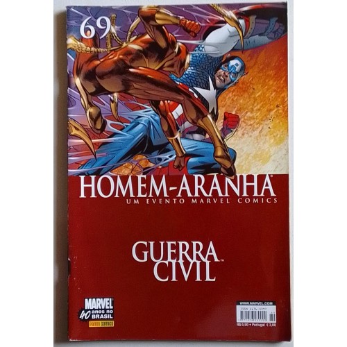 HOMEM ARANHA NÚMERO 69 GUERRA CIVIL