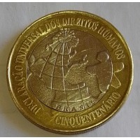 1 REAL ANO 1998 ( DIREITOS HUMANOS ) 1 REAL ANO 1998 ( DIREITOS HUMANOS )