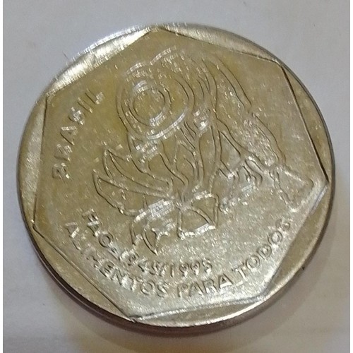 25 CENTAVOS ANO 1995 SÉRIE FAO ( ALIMENTOS PARA O MUNDO )