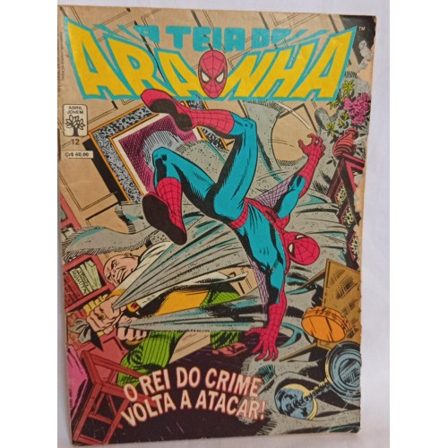 A TEIA DO ARANHA  O REI DO CRIME VOLTA A ATACAR! N°12 FORMATINHO