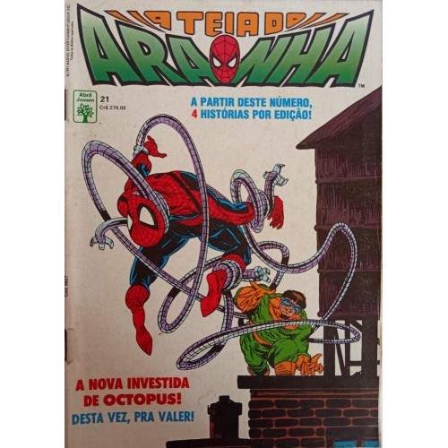 A TEIA DO ARANHA A NOVA INVESTIDA DE OCTOPUS! DESTA VEZ, PRA VALER!  N°21 / FORMATINHO