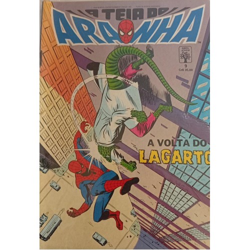 A TEIA DO ARANHA A VOLTA DO LAGARTO N°9 / FORMATINHO