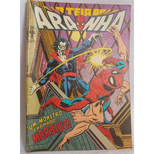 A TEIA DO ARANHA UM MONTRO CHAMADO MORBIUS N°17 / FORMATINHO