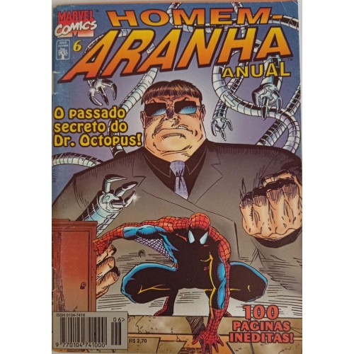 HOMEM ARANHA ANUAL O PASSADO SECRETO DO DR. OCTOPUS! N°6 / FORMATINHO