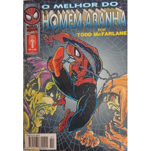 A MELHOR DO HOMEM-ARANHA POR TODD MCFARLANE N° 2 / FORMATINHO