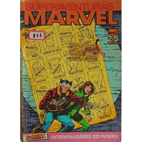 SUPERAVENTURAS X-MAN: EXTERMINADORES DO FUTURO N° 45 / FORMATINHO