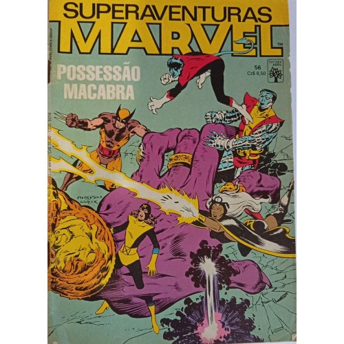SUPERAVENTURAS MARVEL POSSESSÃO MACABRA N° 56 / FORMATINHO