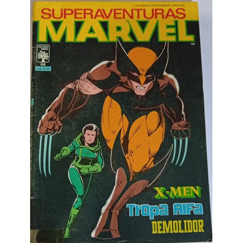 SUPERAVENTURAS MARVEL X-MAN TROPA ALFA DEMOLIDOR N° 64 / FORMATINHO