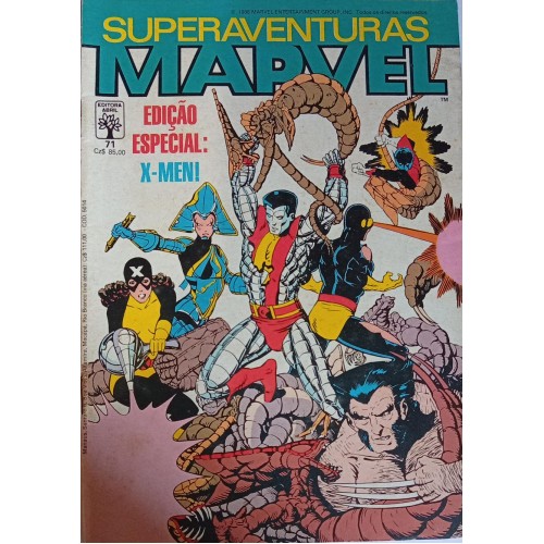 SUPERAVENTURAS EDIÇÃO ESPECIAL: X-MAN! N° 71 / FORMATINHO