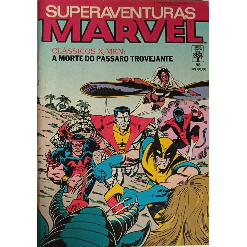 SUPERAVENTURAS MARVEL CLÁSSICOS X-MAN: A MORET DO PÁSSARO TROVEJANTE N° 98 / FORMATINHO
