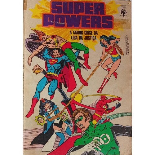 SUPER POWERS A MAIOR CRISE DA LIGTA DA JUSTIÇA N° 3 / FORMATINHO