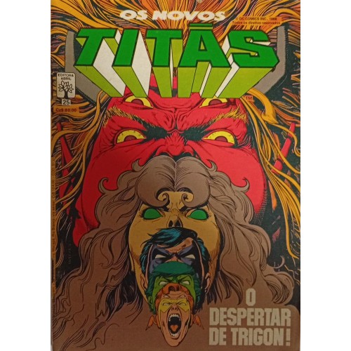 OS NOVOS TITÃS O DESPERTAR DE TRIGON! N° 25 / FORMATINHO