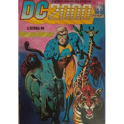DC 2000 A ESTRÉIA DO HOMEM-ANIMAL N° 3 / FORMATINHO