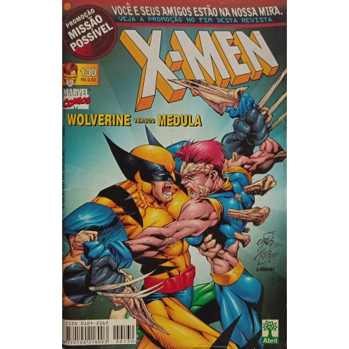 X-MEN WOLVERINE VERSUS MEDULA N° 130 / FORMATINHO  