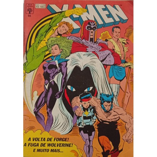 X-MEN A VOLTA DE FORGE! A FUGA DE WOLVERINE! E MUITO MAIS... N° 55 / FORMATINHO