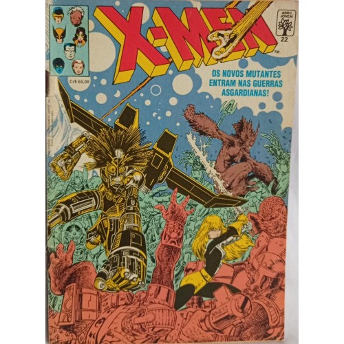 X-MEN OS NOVOS MUTANTES ENTRAM NAS GUERRAS ASGARDIANAS! N° 22 / FORMATINHO