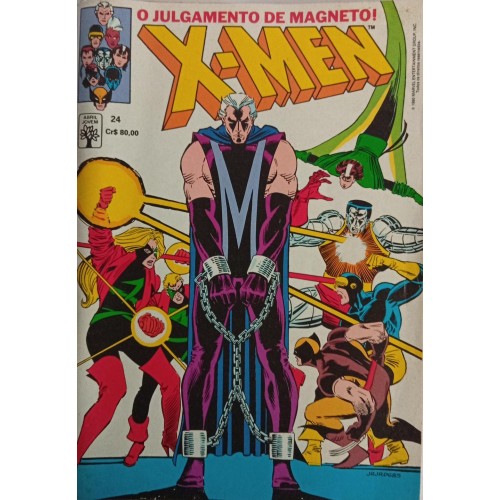 X-MEN O JULGAMENTO DO MAGNETO! N° 24 / FORMATINHO