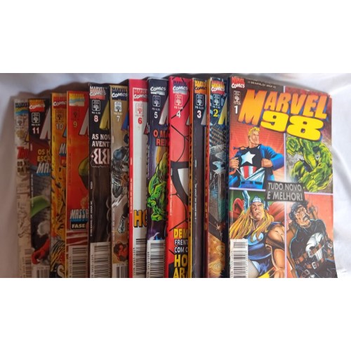 COLEÇÃO MARVEL 98 / 12 VOLUMES 