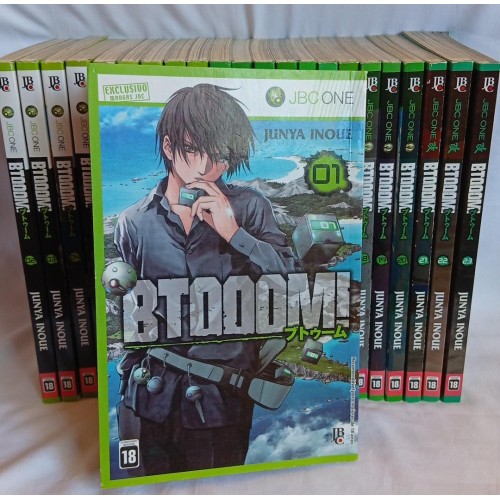 COLEÇÃO MANGÁ BTOOOM! VOLUMES DO 1 AO 23 