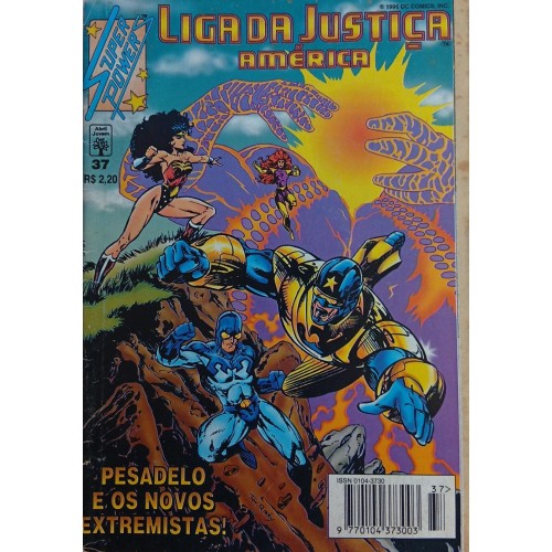 LIGA DA JUSTIÇA AMÉRICA PESADELO E OS NOVOS EXTREMISTAS! N° 37 / FORMATINHO