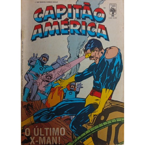 CAPITÃO AMÉRICA O ÚLTIMO X-MAN! N° 96 / FORMATINHO