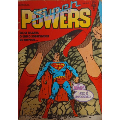 SUPER POWERS ELE SE JULLGAVA O ÚNICO SOBREVIVENTE DE KRYPTON... N° 17  / FORMATINHO