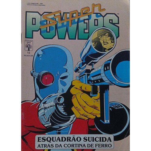 SUPER POWERS ESQUADRÃO SUICIDA ATRÁS DA CORTINA DE FERRO N° 13 / FORMATINHO
