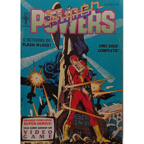 SUPER POWERS O RETORNO DE FLASH MCGEE! N° 18 / FORMATINHO