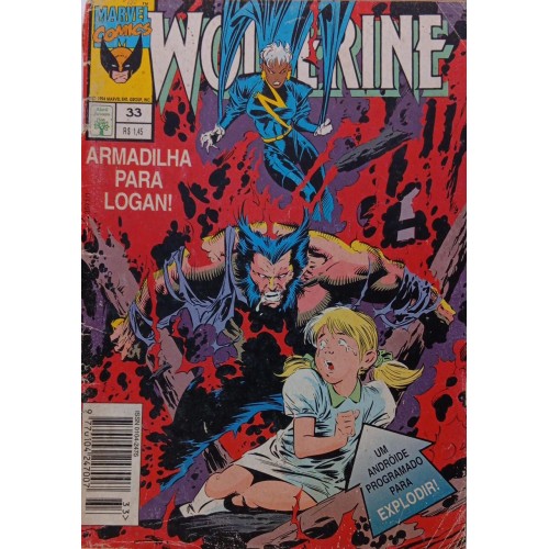 WOLVERINE ARMADILHA PARA LOGAN! N°33 / FORMATINHO