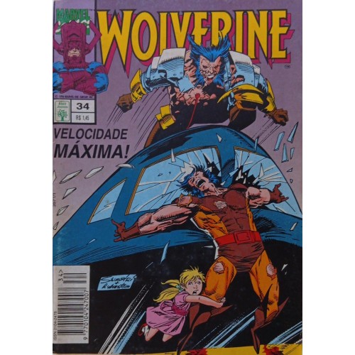 WOLVERINE VELOIDADE MÁXIMA! N° 34 / FORMATINHO