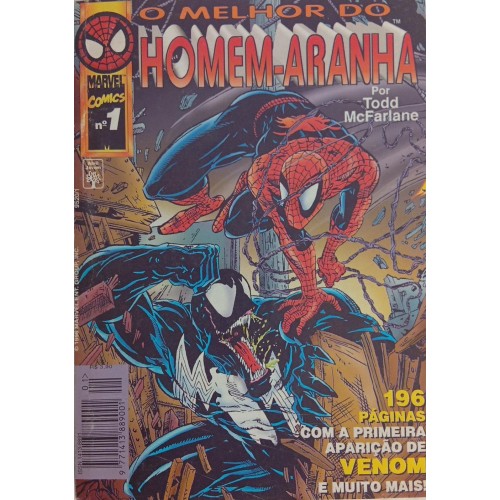O MELHOR DO HOMEM-ARANHA POR TODD MCFARLANE N° 1 / FORMATINHO