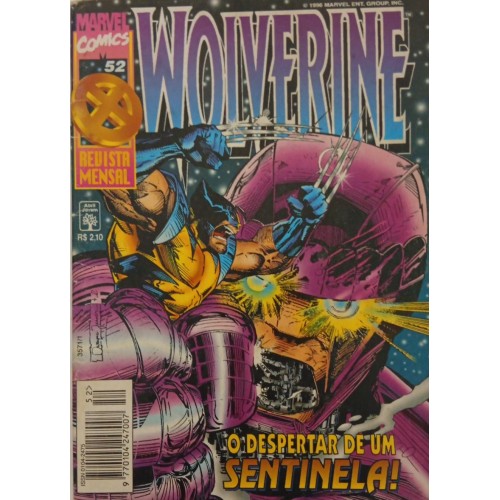 WOLVERINE O DESPERTAR DE UM SENTINELA! N° 52 / FORMATINHO