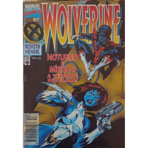 WOLVERINE NOTURNO E MÍTICA: A VERDADE REVELADA N°  57 / FOTMATINHO