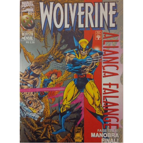 WOLVERINE ALIANÇA FALANGE FASE TRÊS: MANOBRA FINAL! N° 60 / FORMATINHO